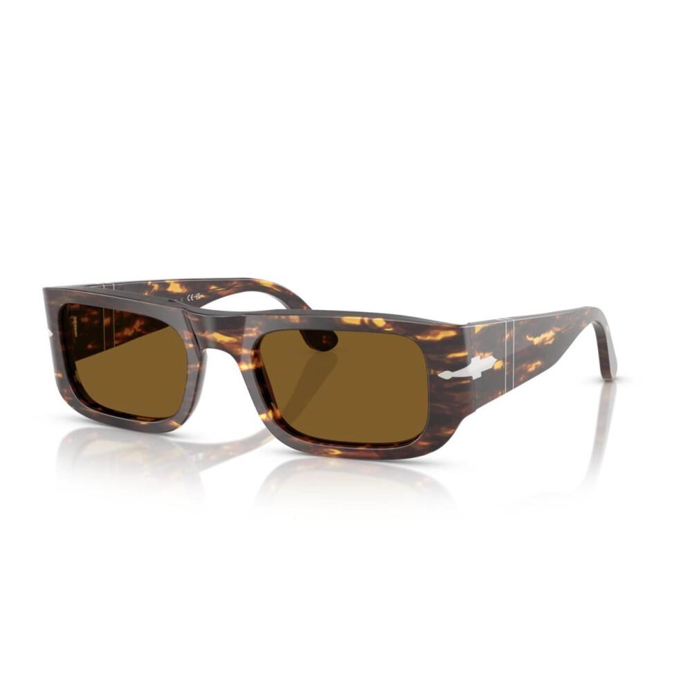 NEW PERSOL unisex po 3362s sunglasses in brown/bright yellow